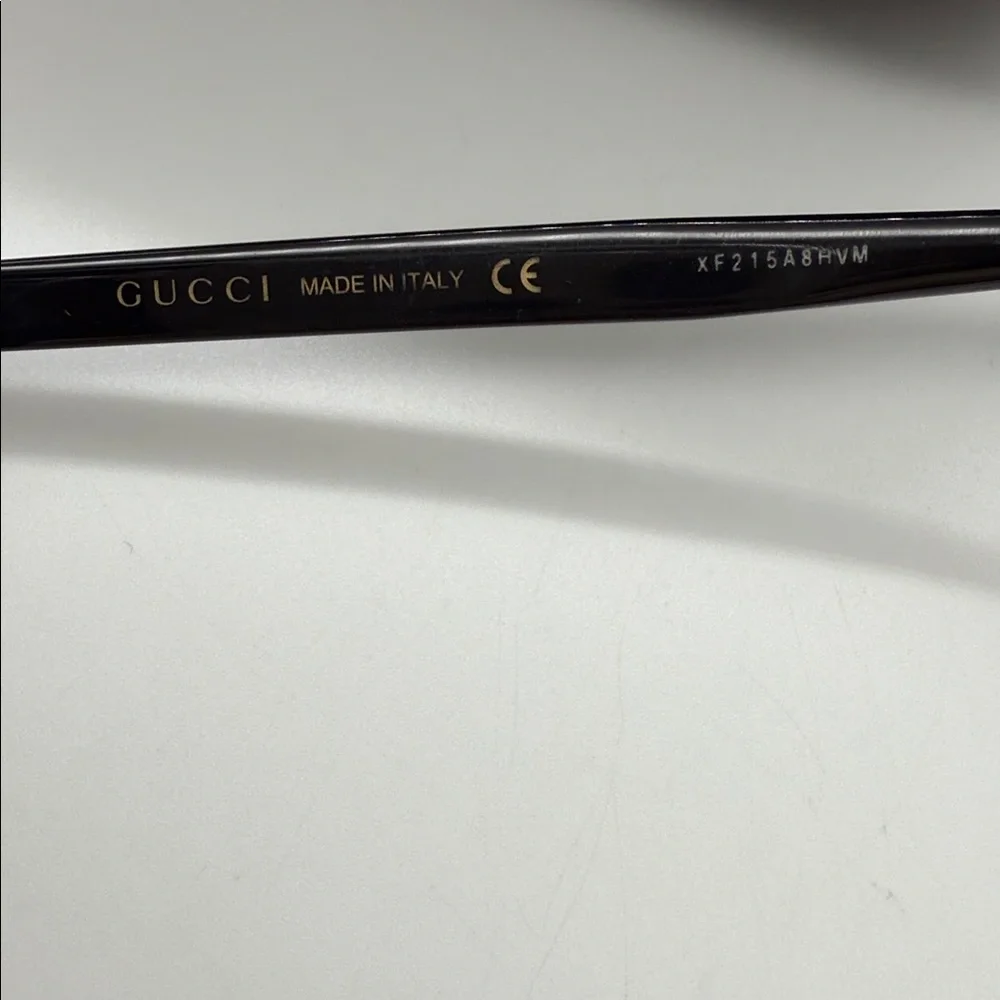 Authentic Gucci Women’s Round Sunglasses GG0023S 001 Black/Gold 55-22-140 w/case - Picture 3 of 6